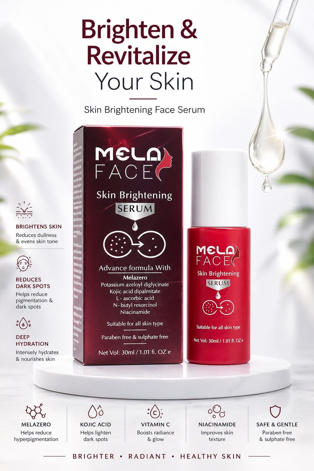 Dermaface Melaface Skin Brightening Serum | Dermaface