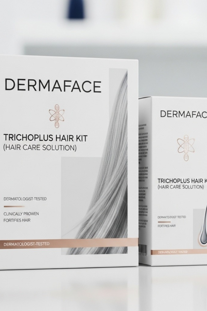 Dermaface Trichoplus Hair Kit – Complete Hair Care System | Dermaface